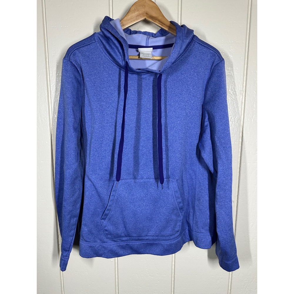 Danskin Now Hoodie Womens XL Purple Pullover Fleece DL43T-050 Activewear